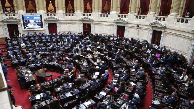La UCR se une al PRO para vaciar el recinto y bloquear límites a los DNU