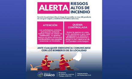 ALERTA POR ALTO RIESGO DE INCENDIOS: RECOMENDACIONES A LA COMUNIDAD PARA EVITARLO